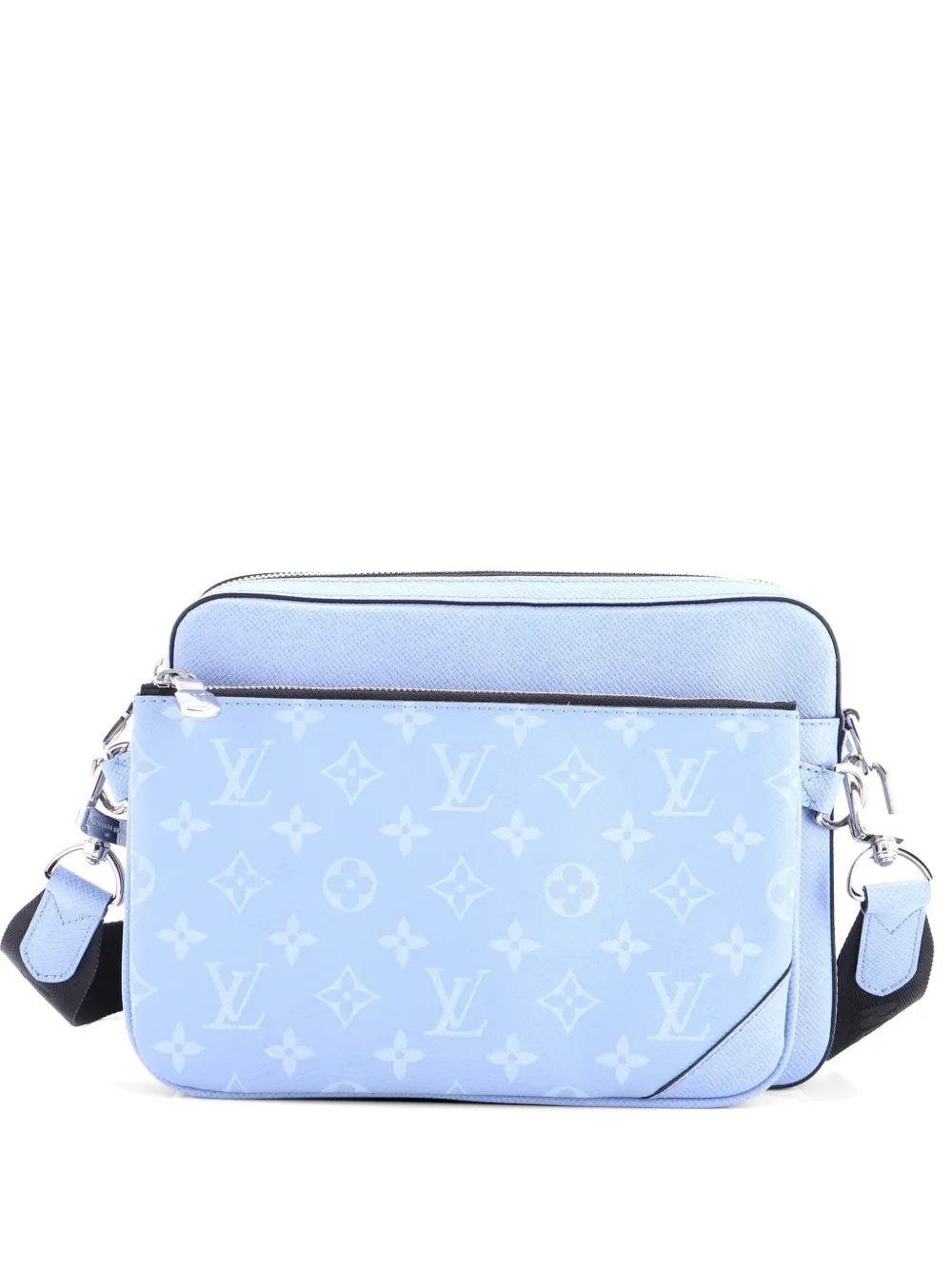 Louis Vuitton Pre-Owned Trio Messenger Bag Monogram Taigarama crossbody bag - Blau