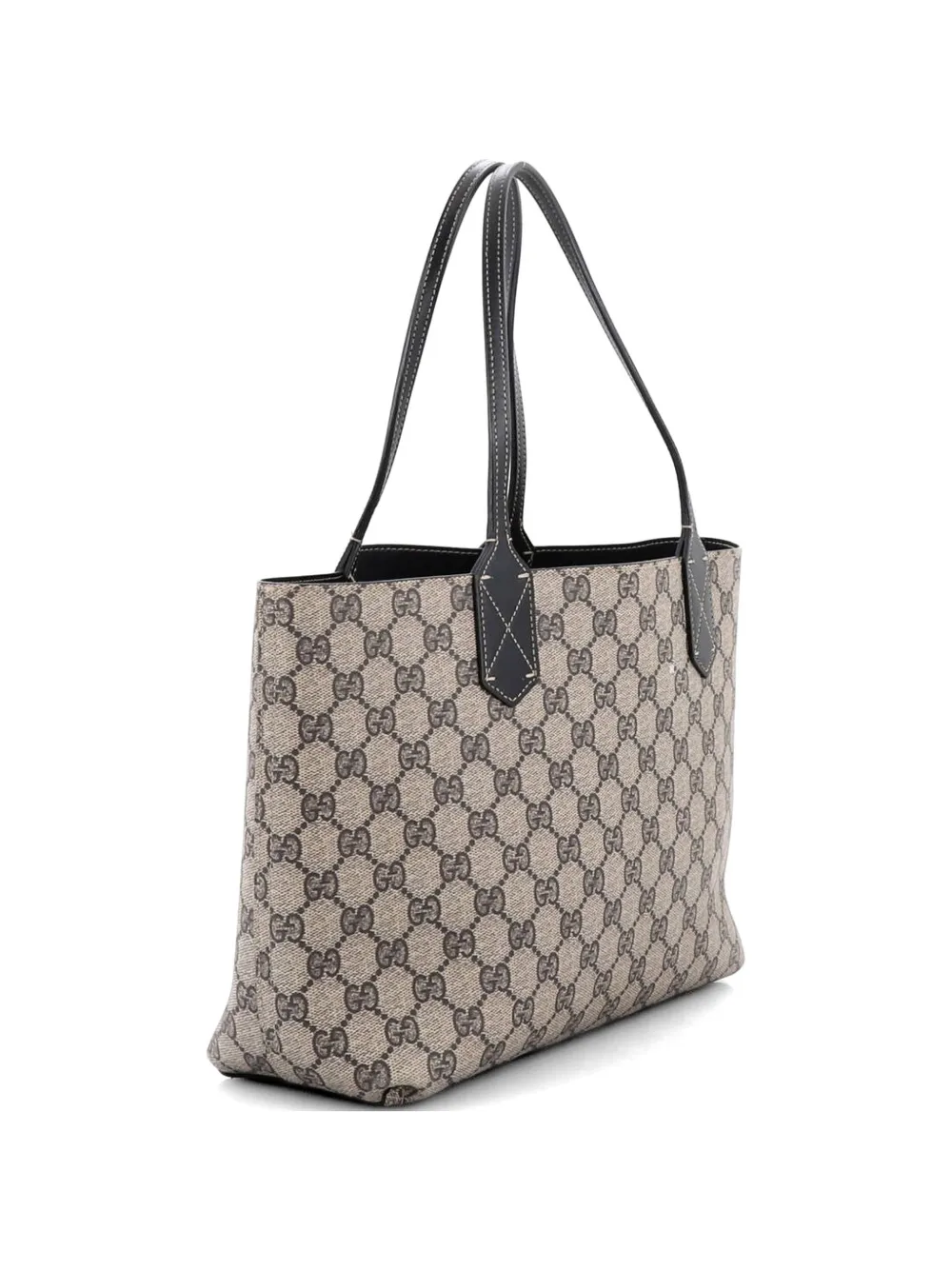 Gucci Pre-Owned Reversible GG Print Leather Small tote bag - Marrone