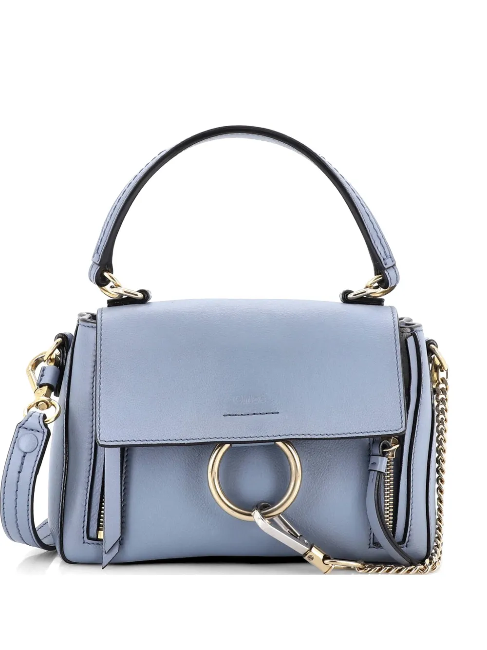 Chloé Pre-Owned Faye Day Bag Leather Mini shoulder bag - Blu
