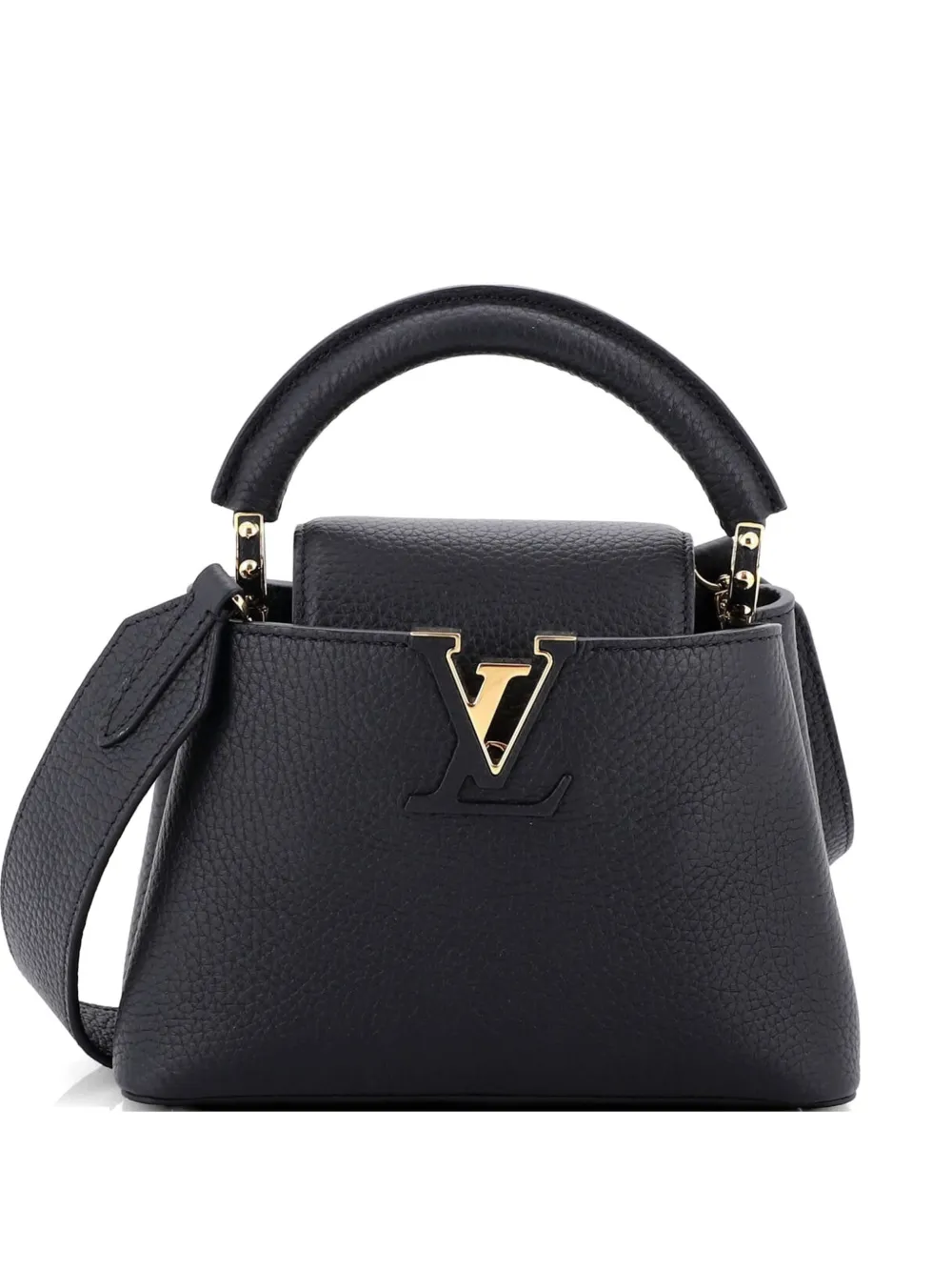 Louis Vuitton Pre-Owned Capucines Bag Leather Mini satchel - Nero