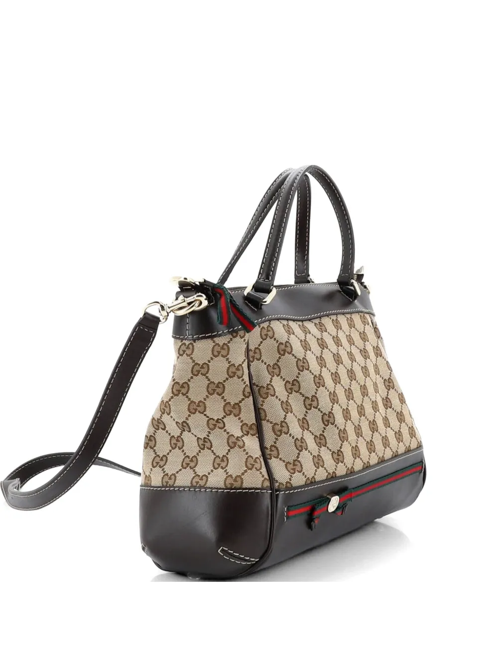 Gucci Pre-Owned Mayfair Convertible GG Canvas Small tote bag - Marrone