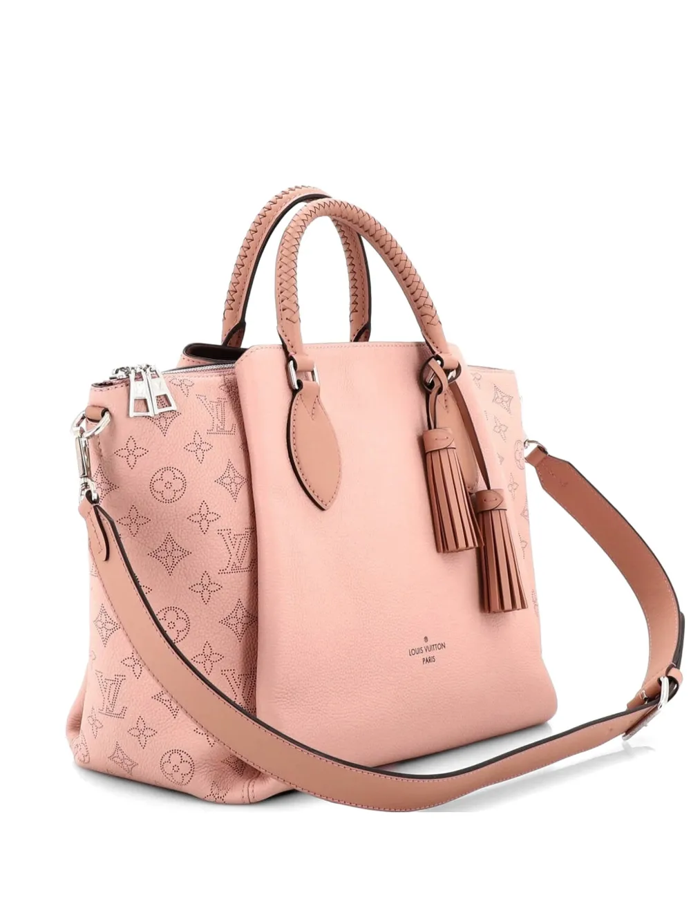 Louis Vuitton Pre-Owned Haumea Handbag Mahina Leather satchel - Rosa
