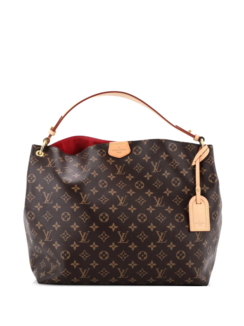 Louis Vuitton Pre-Owned Graceful Handbag Monogram Canvas MM hobo bag - Braun