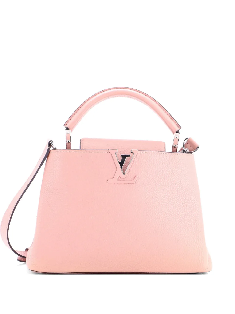 Louis Vuitton Capucines BB Umhängetasche aus Leder in Nude