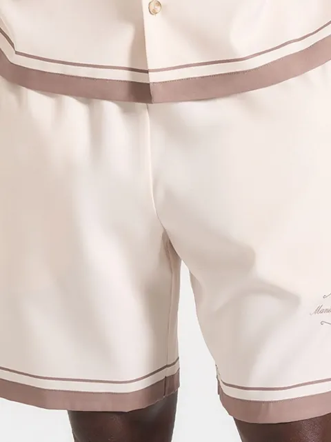 Manière De Voir Juan baroque-print contrast-trim shirt