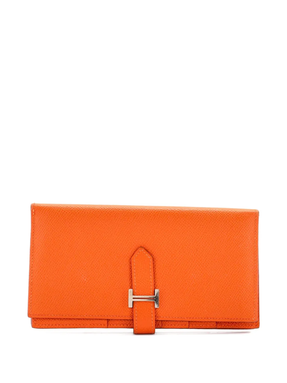 Hermès Pre-Owned Bearn Wallet Epsom Long small wallets - Orange