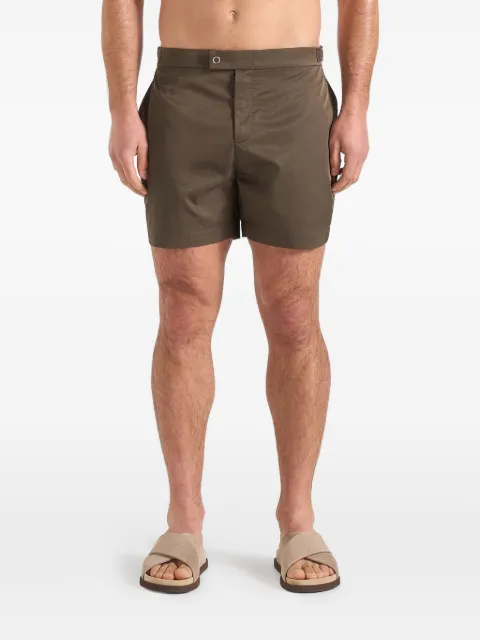 Manière De Voir Brian polished nylon swim shorts