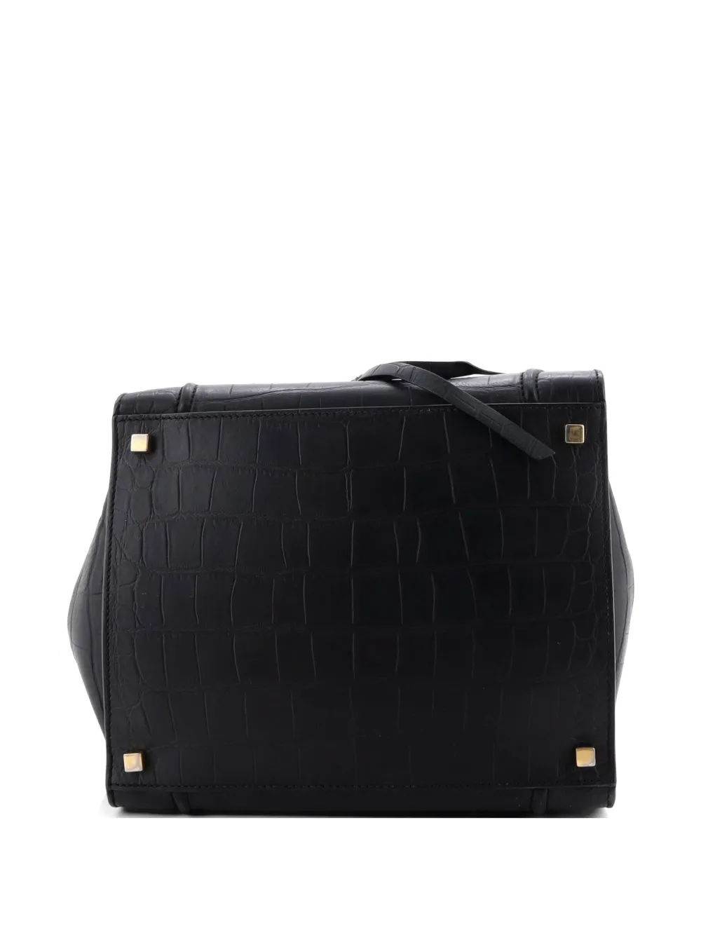 Celine Pre-Owned Phantom Bag Crocodile Embossed Leather Medium