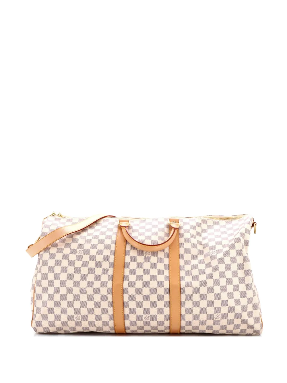 Louis Vuitton Pre-Owned Keepall Bandouliere Damier Reisetasche 55cm - Weiß