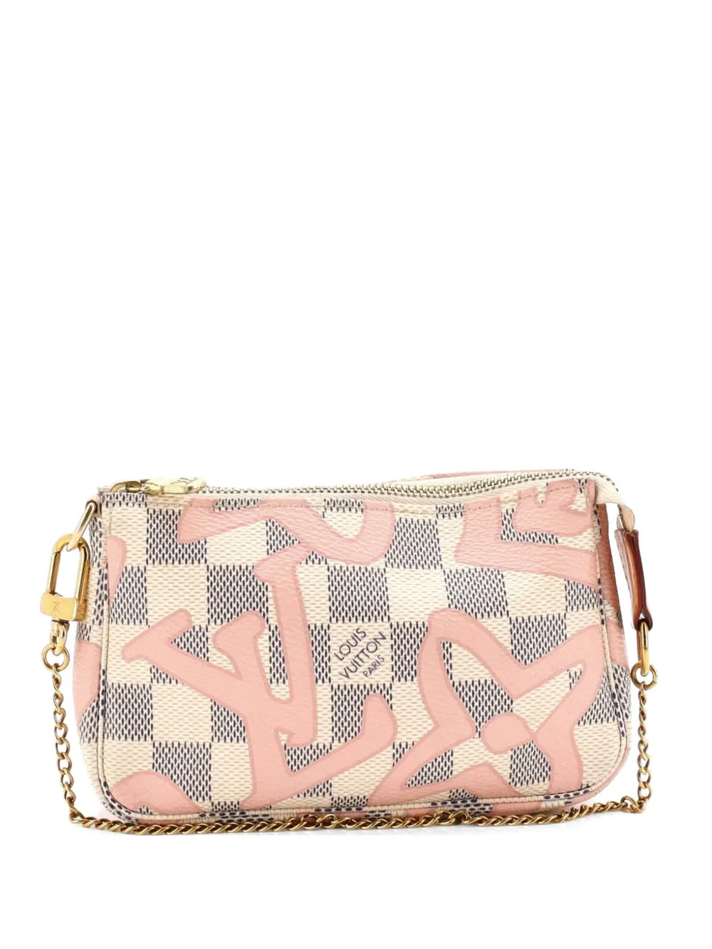 Louis Vuitton Pre-Owned Pochette Accessoires Limited Edition Damier Tahitienne Mini clutch bag - Weiß