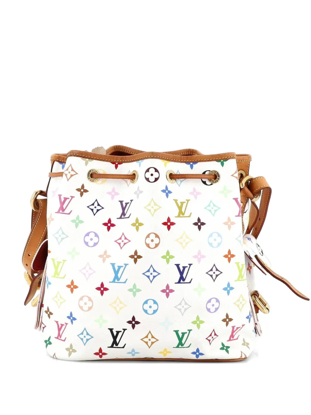 Louis Vuitton Pre-Owned Petit Noe Handbag Monogram Multicolor bucket bag - Weiß