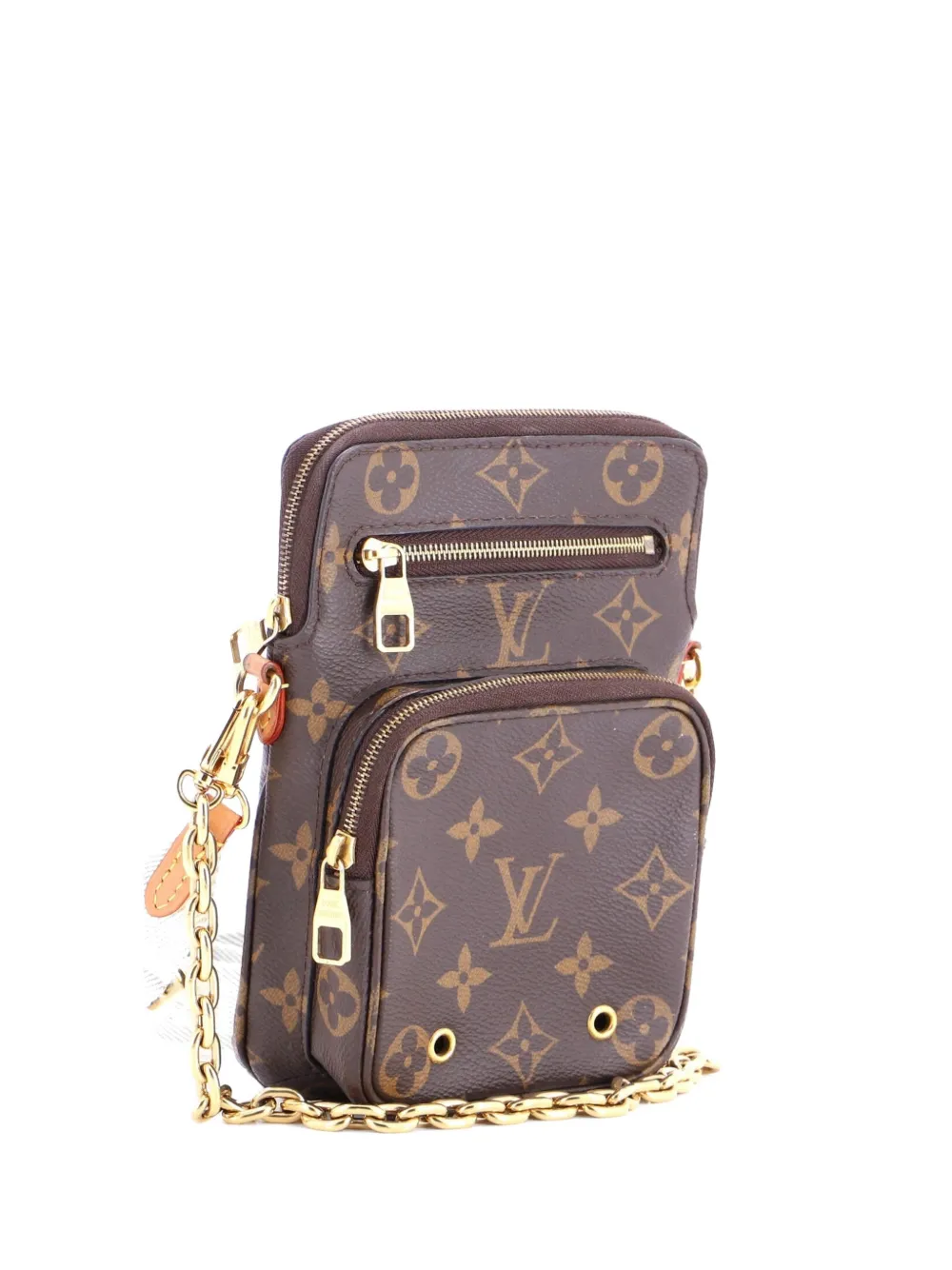 Louis Vuitton Pre-Owned Utility Phone Sleeve Bag Monogram Canvas crossbody bag - Brown
