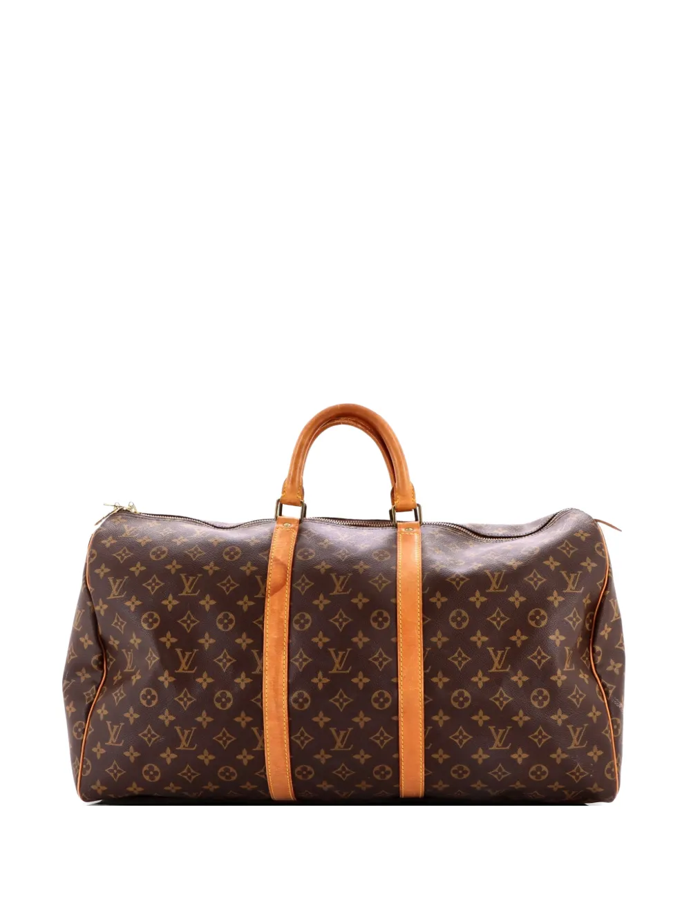 Louis Vuitton Pre-Owned Keepall Bag Monogram Canvas 55 travel bag - Marrone