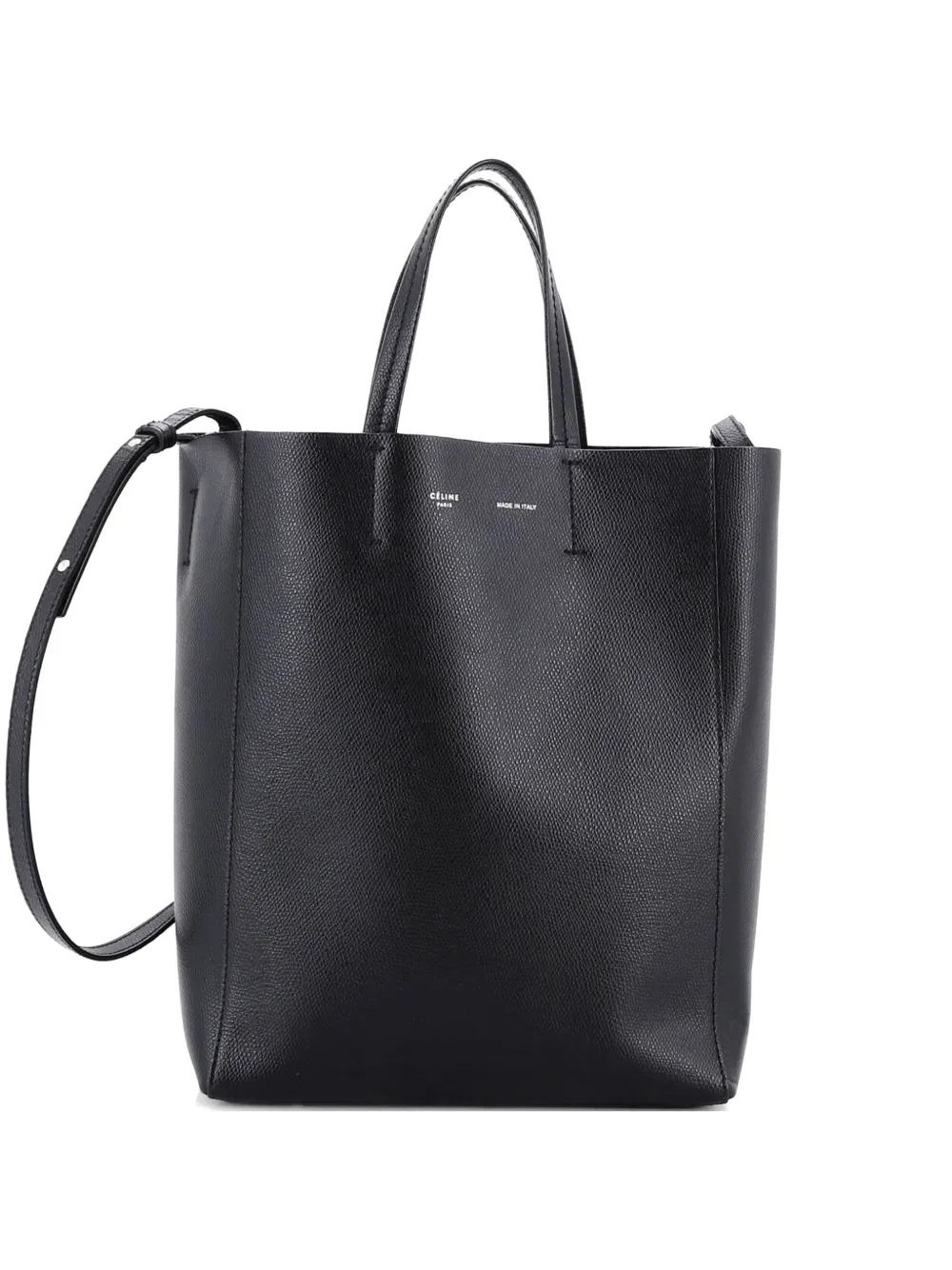 Celine Pre-Owned Vertical Cabas Grained Calfskin Small tote bag - Nero