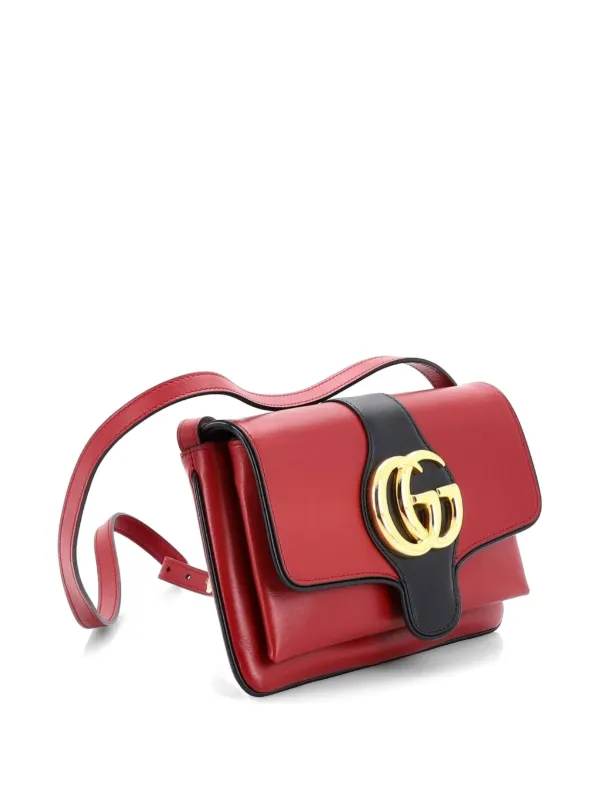 Gucci Pre-Owned アリー レザー スモール ショルダーバッグ | レッド 