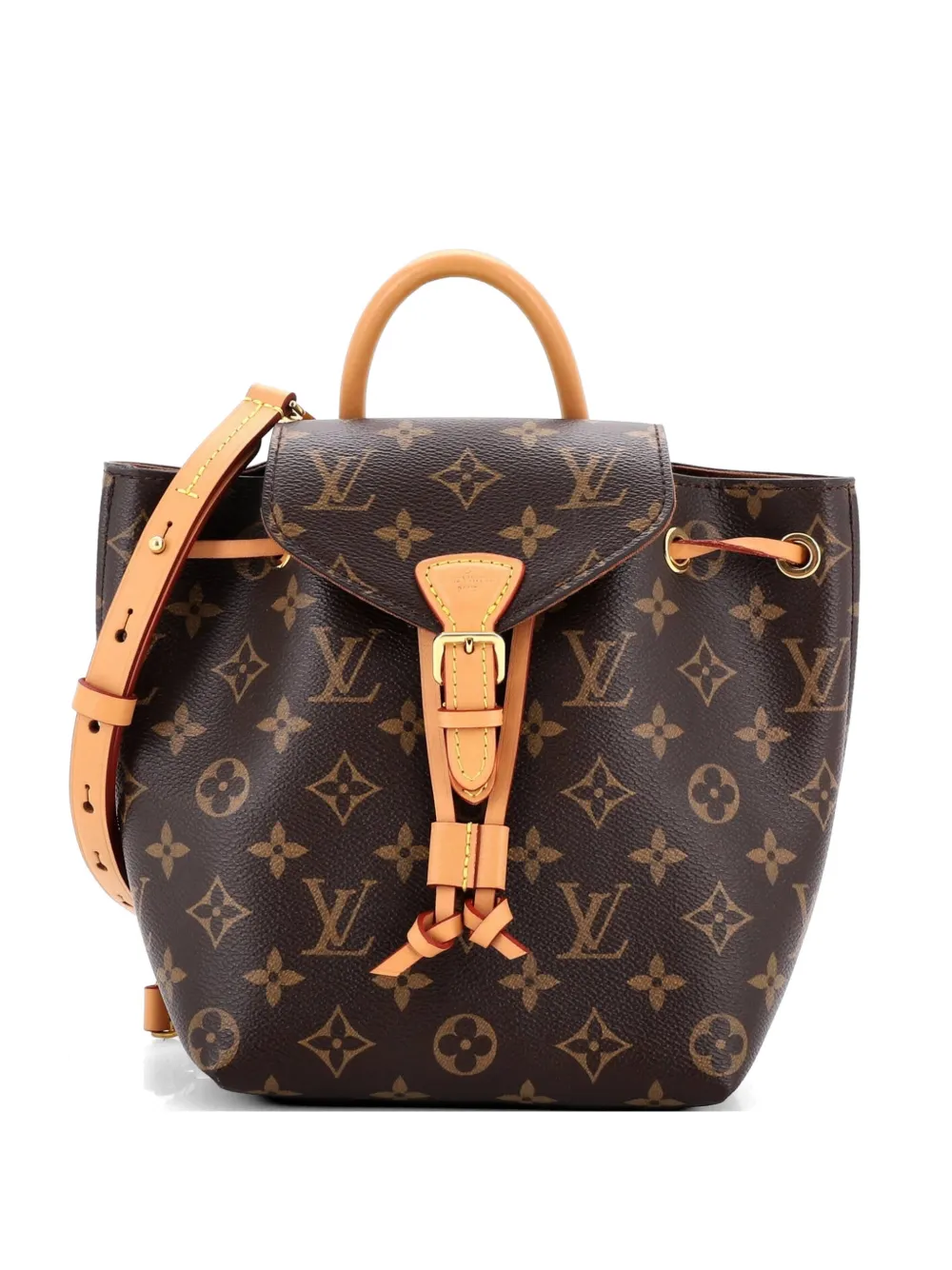 Louis Vuitton Pre-Owned Montsouris NM Monogram Canvas BB backpack - Marrone