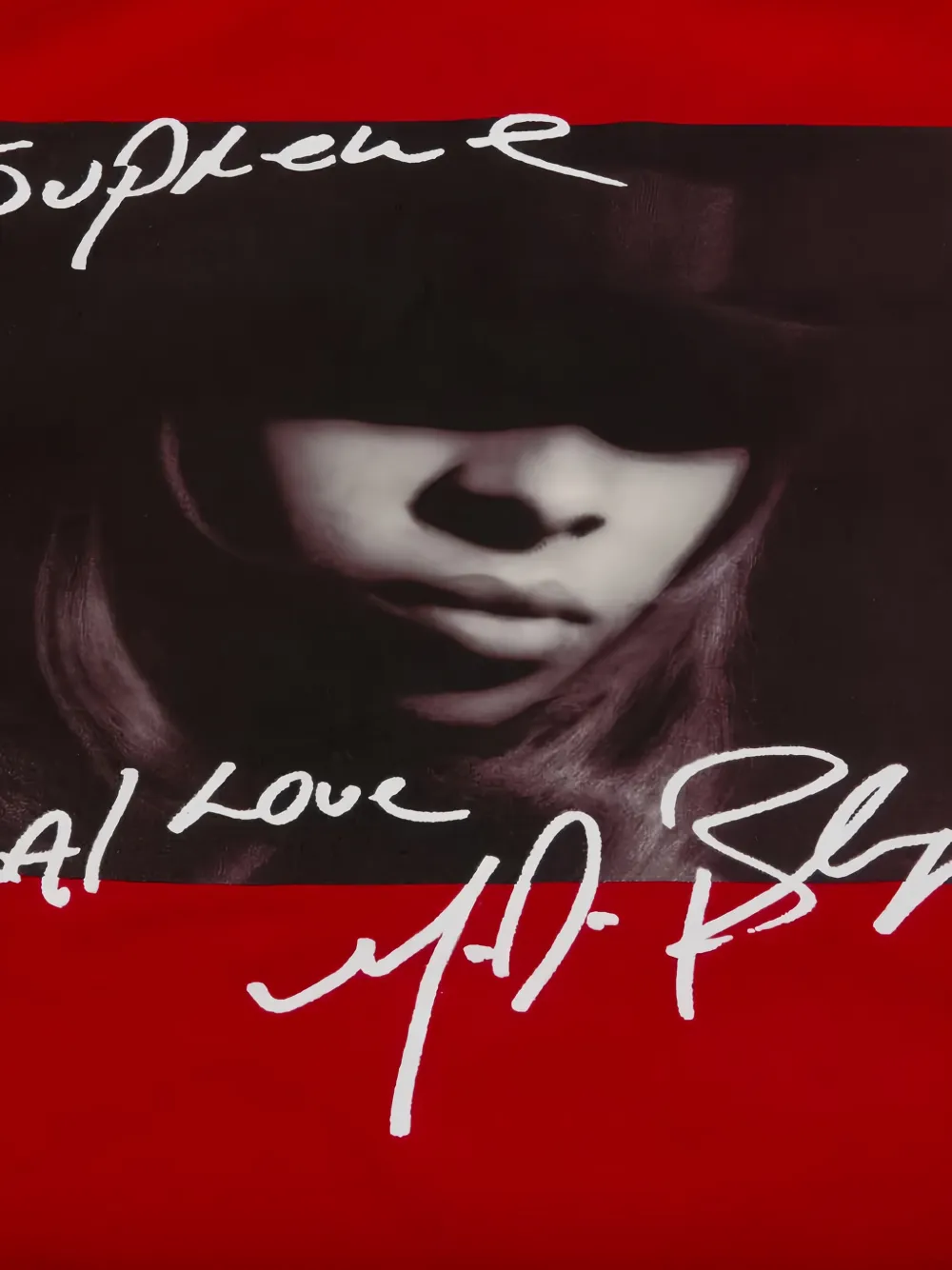 Supreme Mary J. Blige photo-print T-shirt | Red | FARFETCH