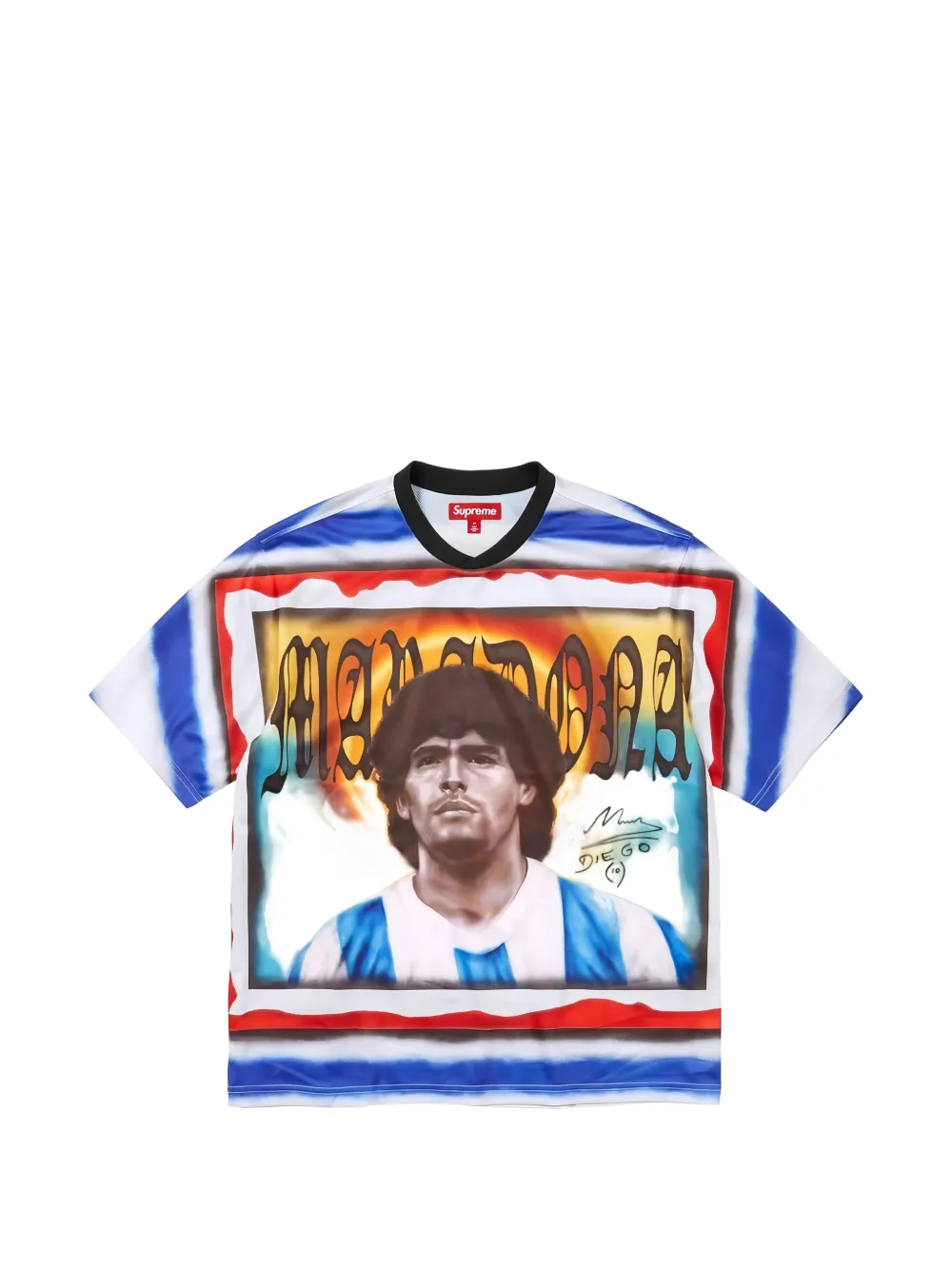 Supreme Maradona soccer T-shirt - Weiß