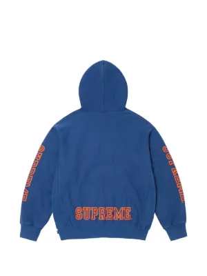 Supreme cut-out zip-up Hoodie | Purple | FARFETCH
