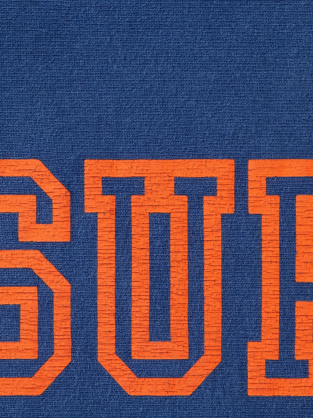 Supreme Hoodie met collegiale mouwen Blauw