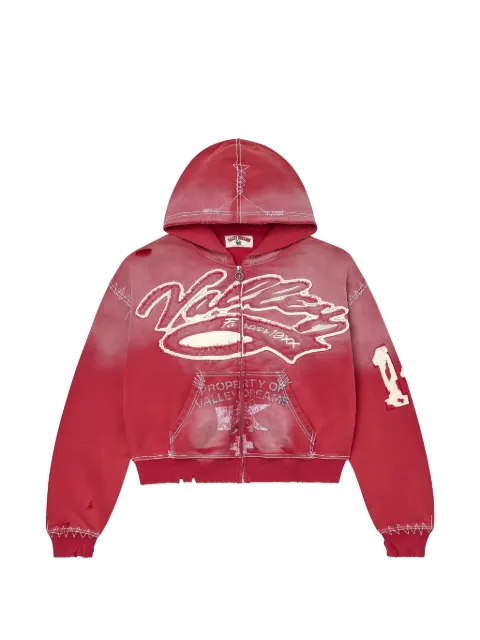 Vale Religion distressed-effect hoodie