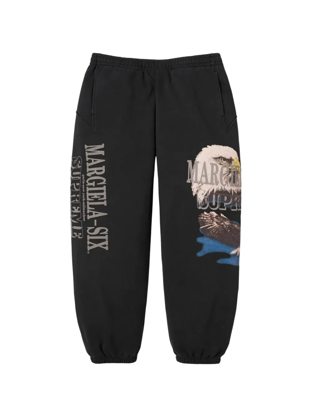 Supreme x MM6 Maison Margiela Eagle-print track pants - Nero