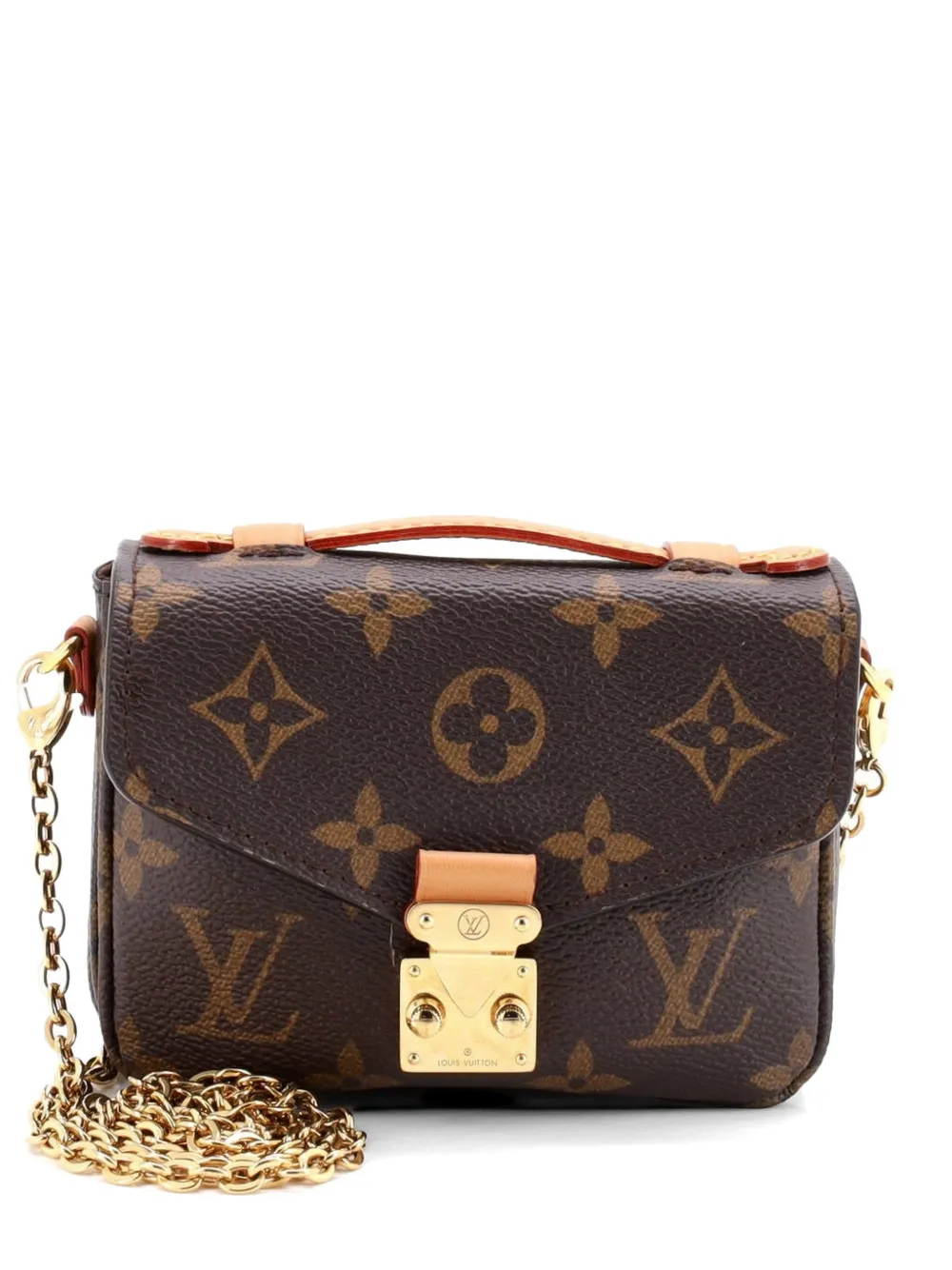 Louis Vuitton Pre-Owned Micro Metis Monogram Canvas crossbody bag - Marrone