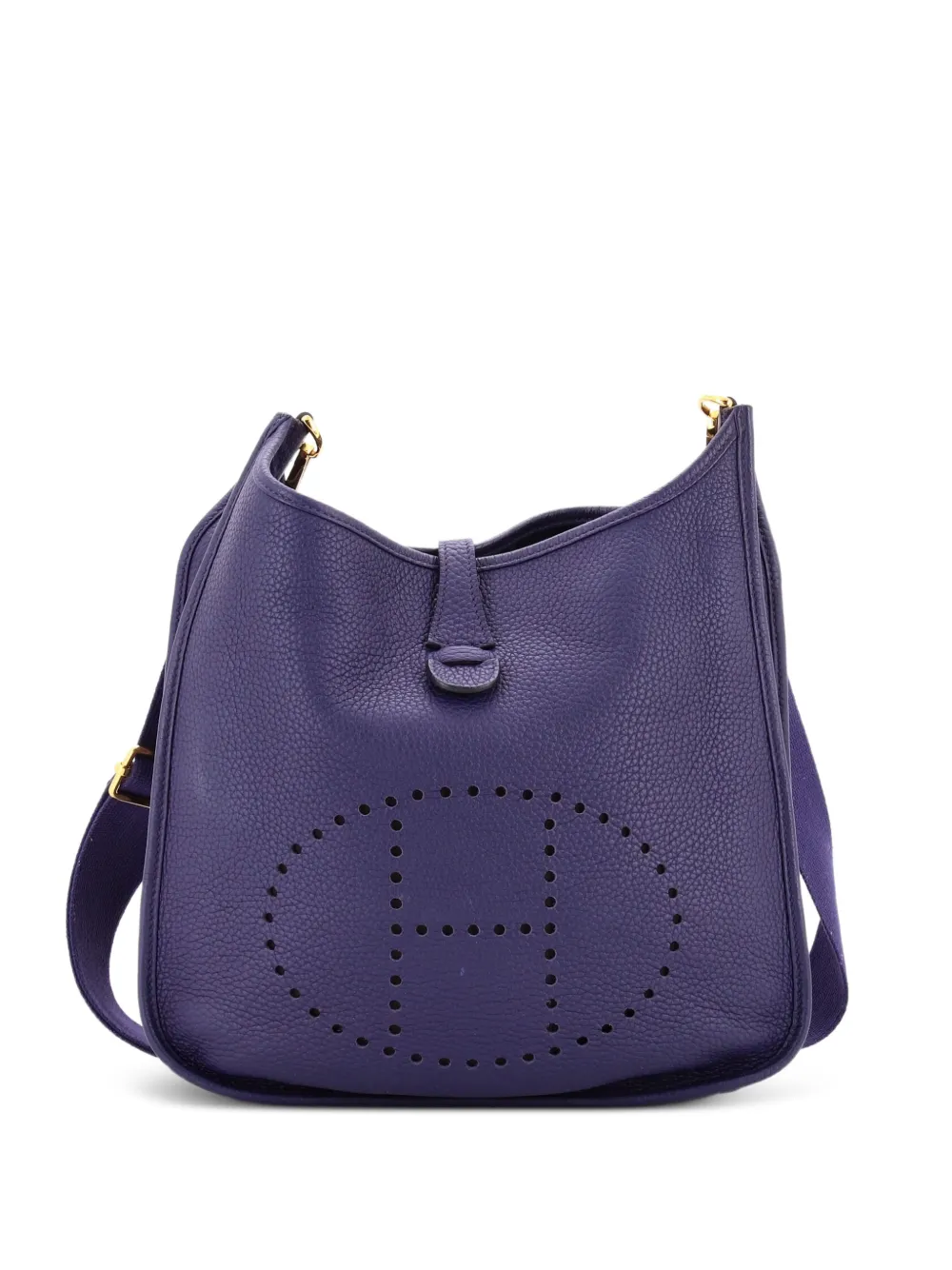 Hermès Pre-Owned Evelyne Bag Gen III Clemence PM crossbody bag - Blu
