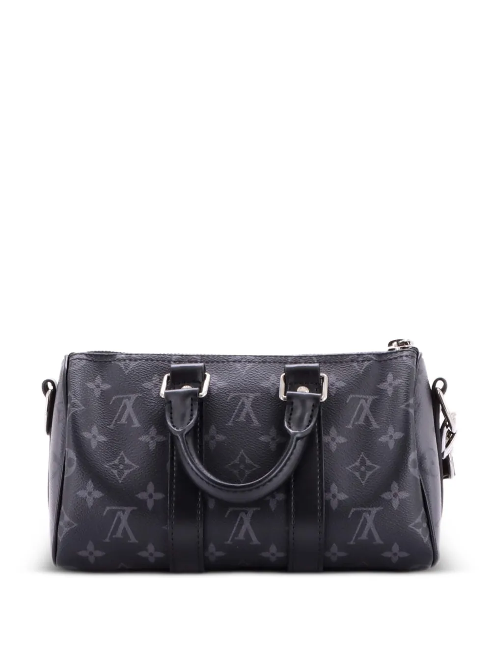Louis Vuitton Pre-Owned Keepall Bandouliere Bag Reverse Monogram Eclipse Canvas 25 satchel - Schwarz