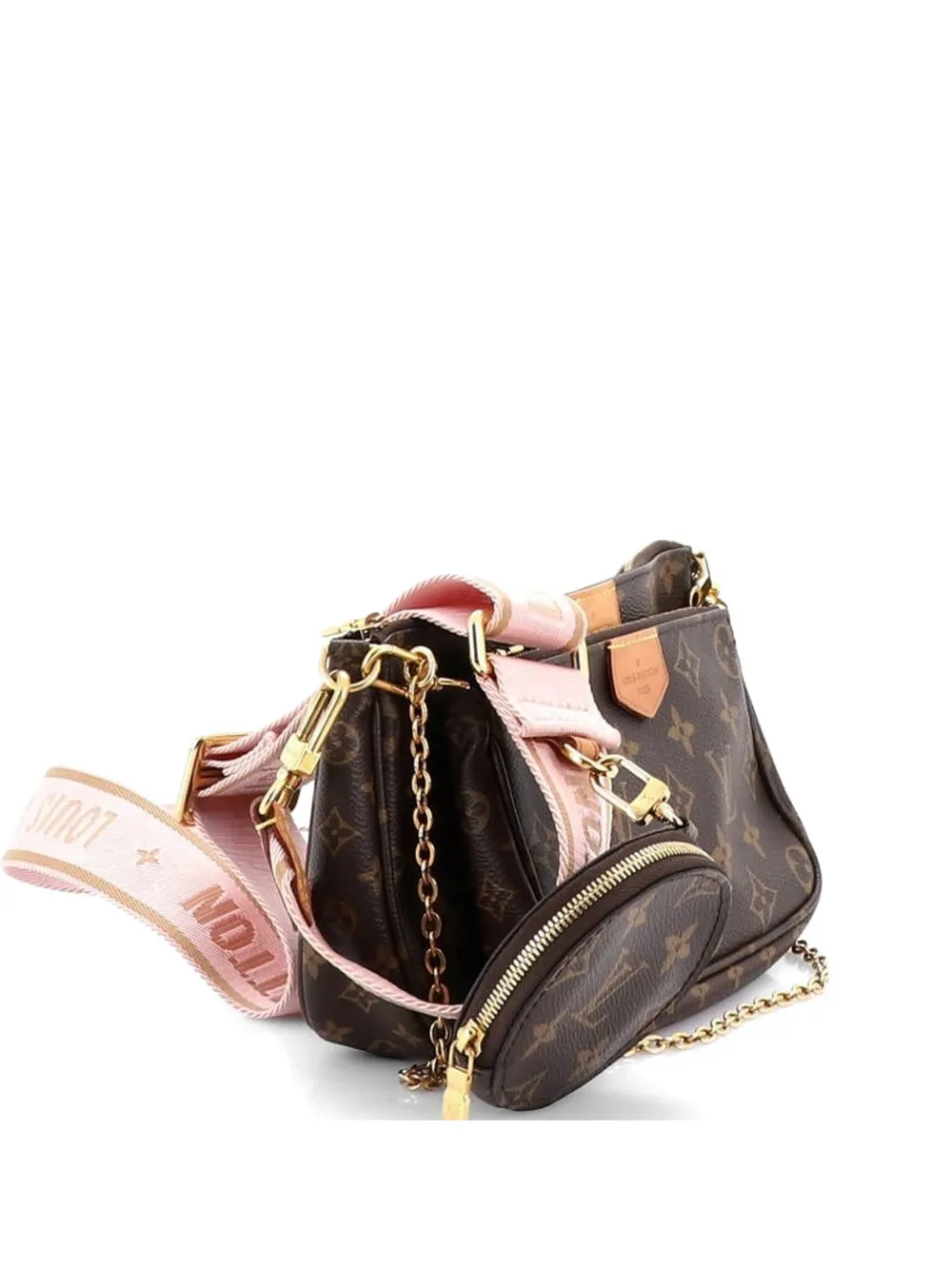 Louis Vuitton Pre-Owned Multi Pochette Accessoires Monogram Canvas crossbody bag - Marrone