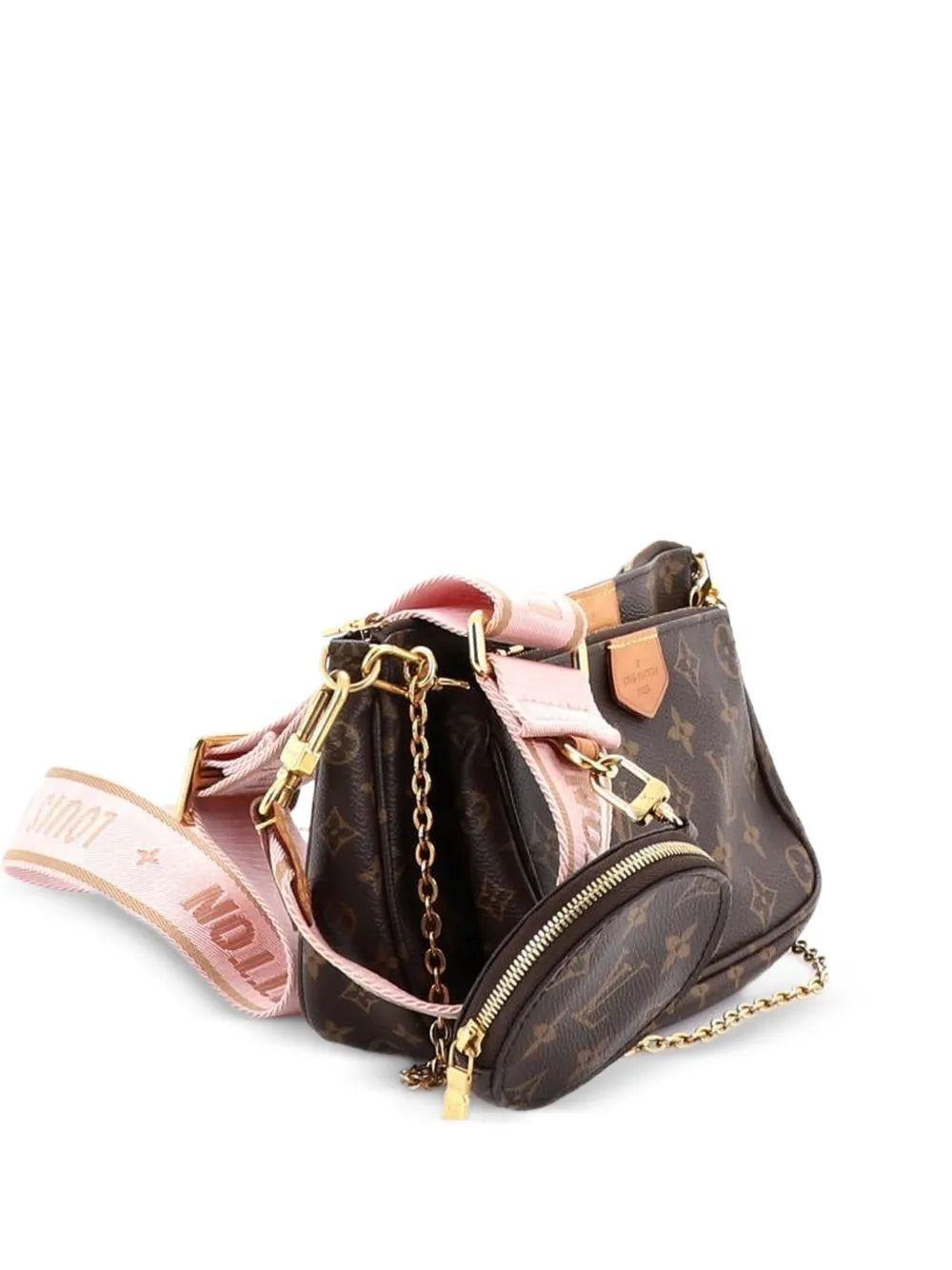 Louis Vuitton Pre-Owned Multi Pochette Accessoires Monogram Canvas crossbody bag - Marrone