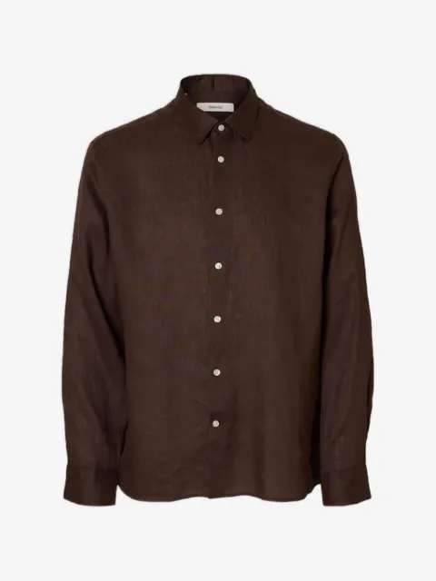 SELECTED Regkylian linen shirt