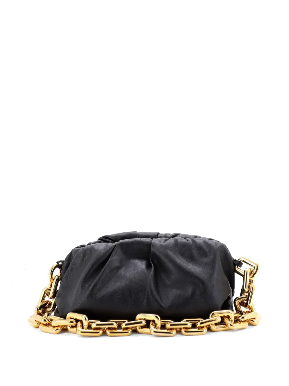 Bottega Veneta Pre-Owned The Chain Pouch Leather shoulder bag - Nero