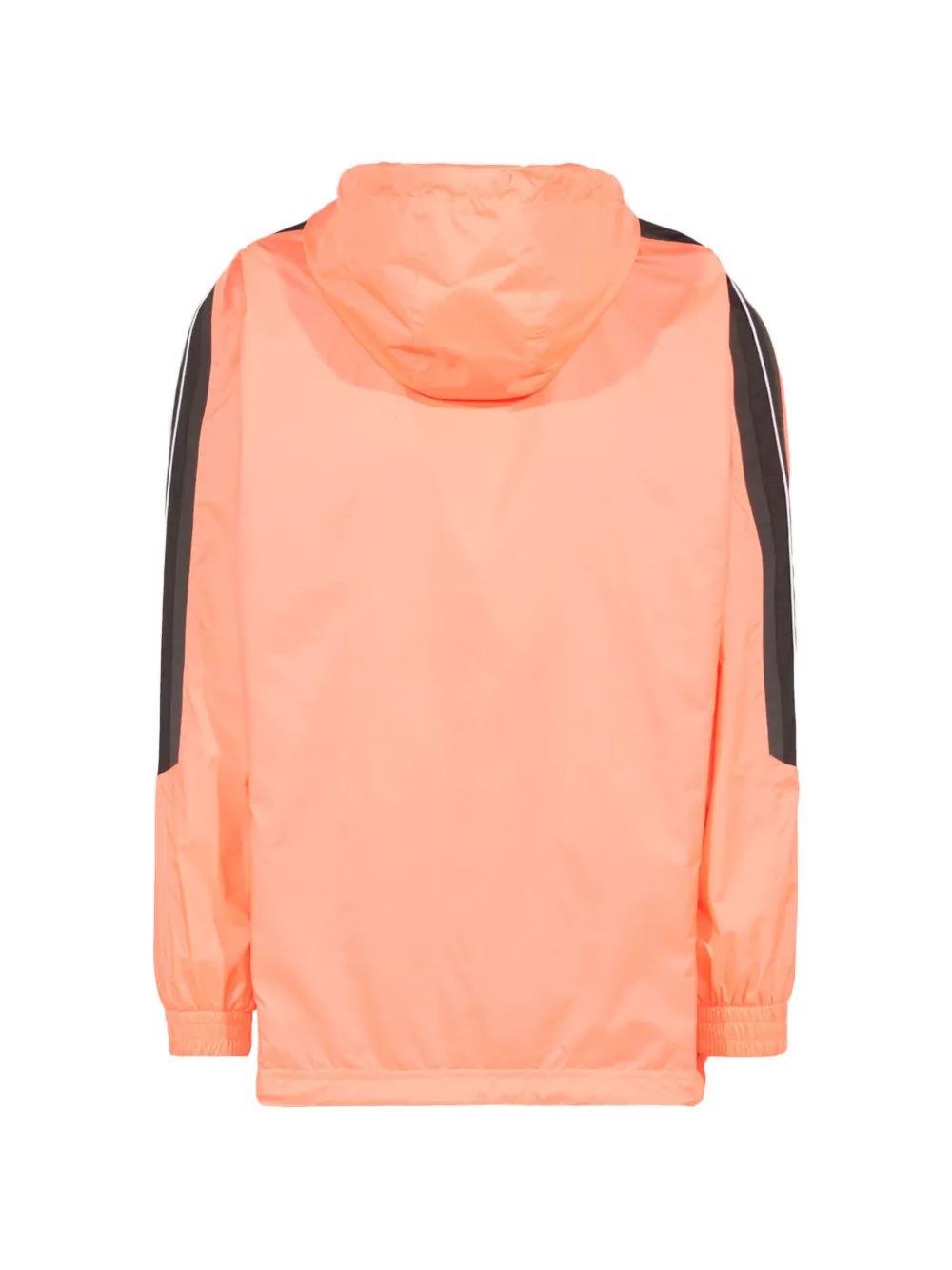 Givenchy Oversized windjack met capuchon rits en logo-print Oranje