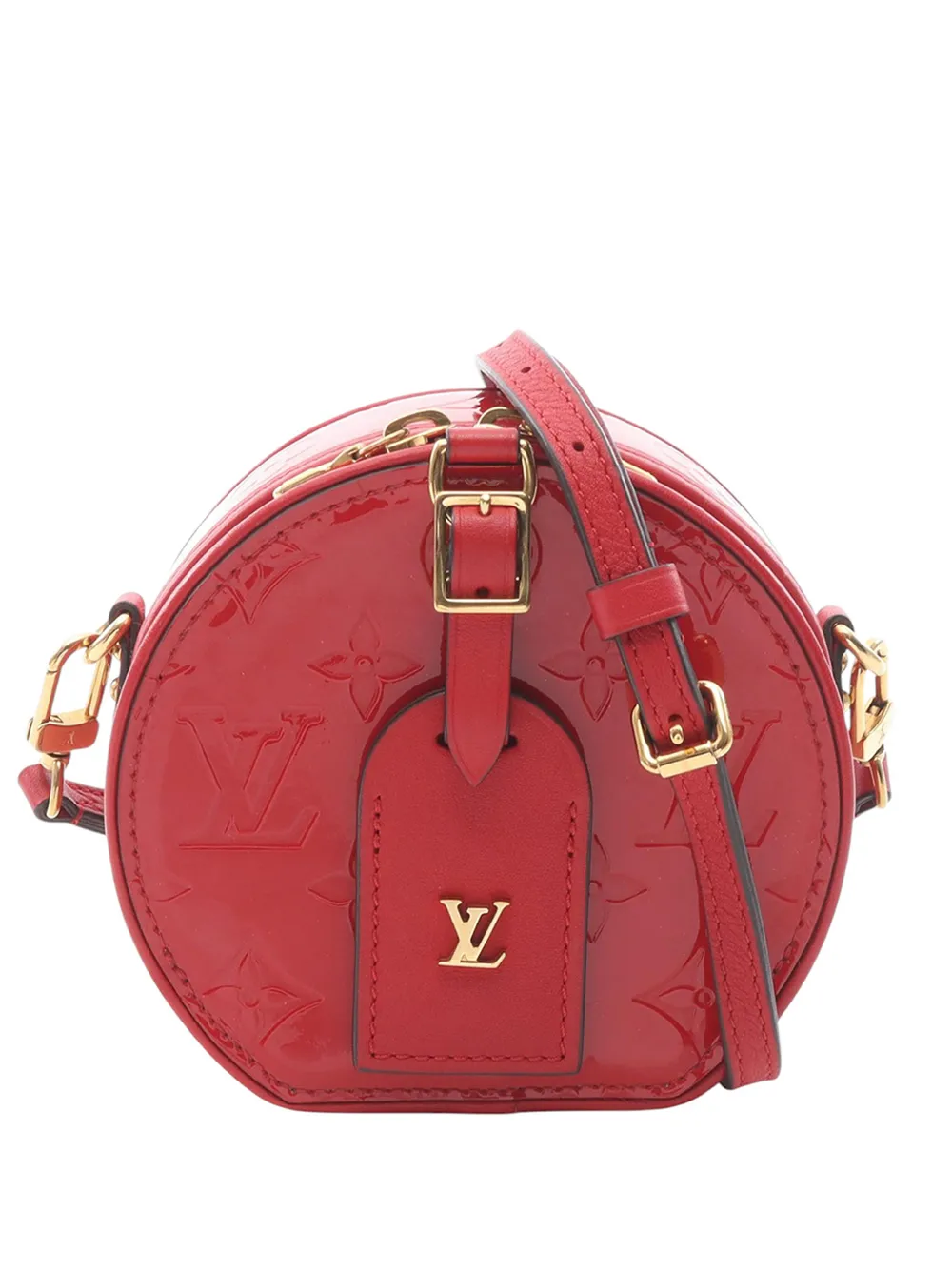 Louis Vuitton Pre-Owned 2010-2026 Monogram Vernis Mini Boite Chapeau Souple crossbody bag - Rosso