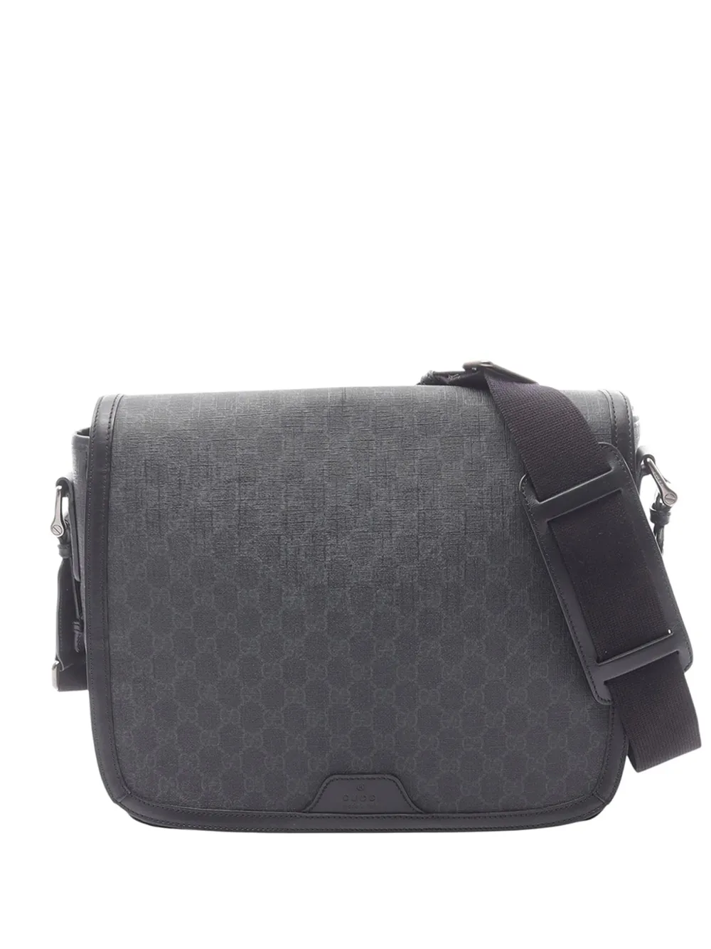Gucci Pre-Owned 2016-2026 GG Supreme Messenger Bag crossbody bag - Nero