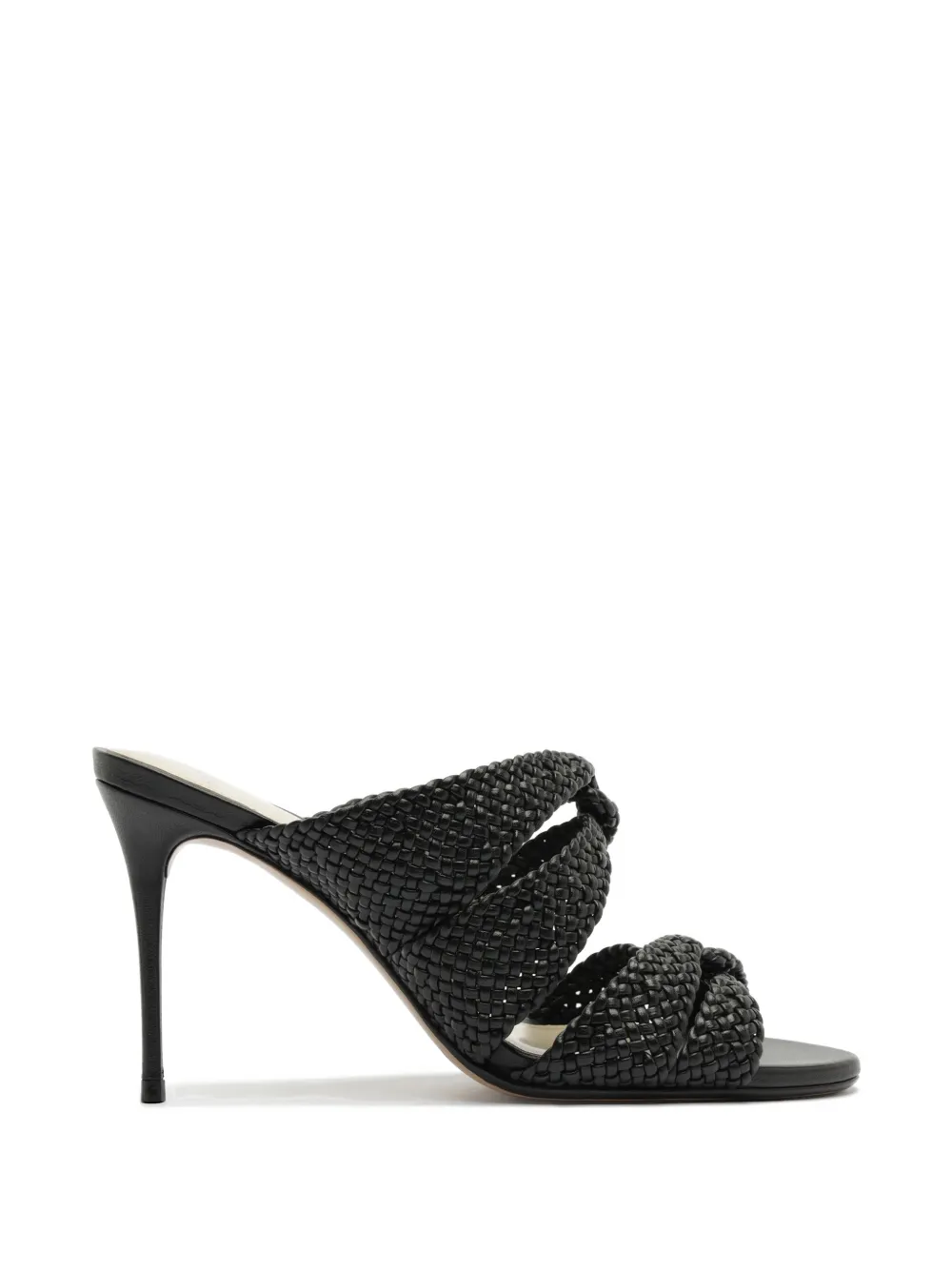 Alexandre Birman Sabrina woven leather mules - Nero