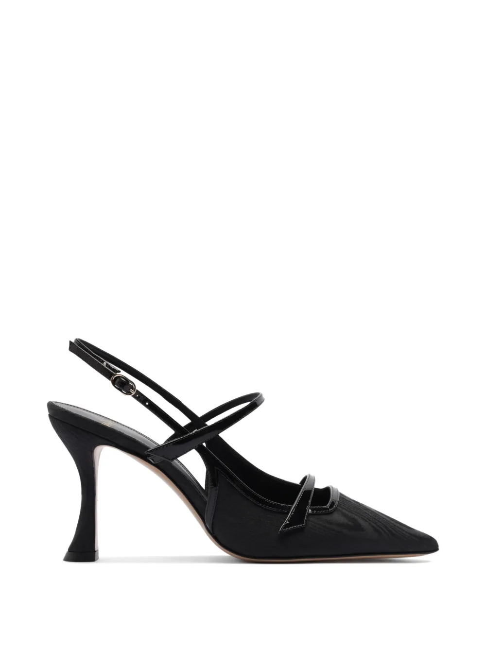 Alexandre Birman Pumps Tita Moire con cinturino posteriore - Nero
