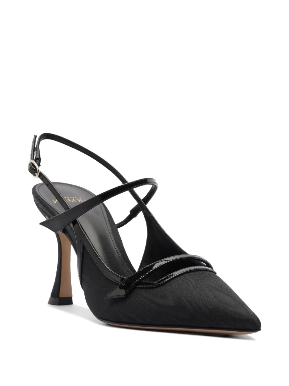 Alexandre Birman Tita Moire slingback pumps Zwart