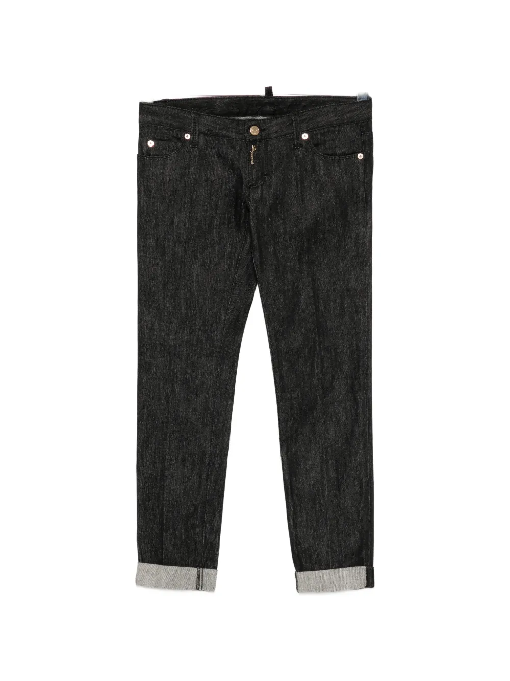 DSQUARED2 turn-up jeans - Nero