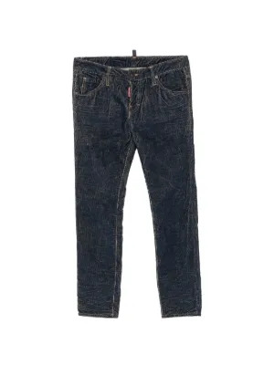 DSQUARED2 Jennifer Cropped Jeans | Blue | FARFETCH PH