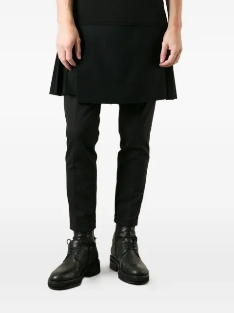 Alexander McQueen zip-detail pleated skirt