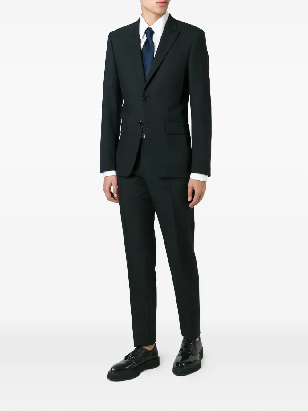 Alexander McQueen Pantalon met tailleband met studs Zwart