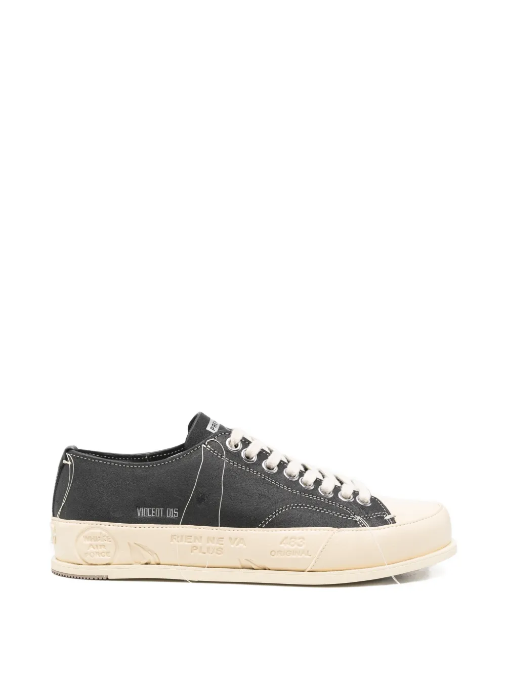 Premiata Vince 015 logo-print sneakers - Nero