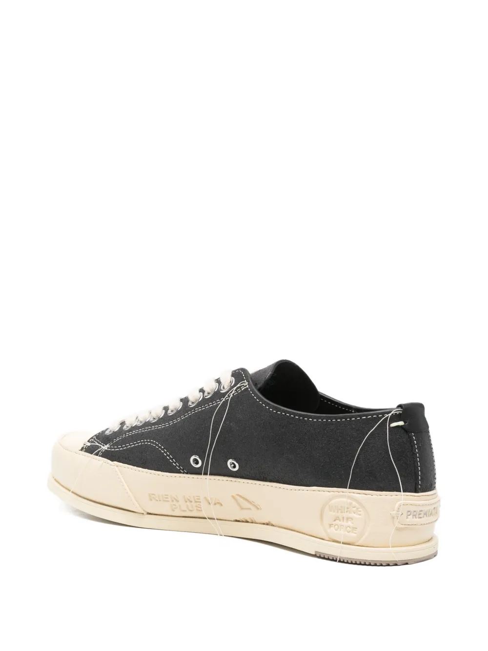 Premiata Vincent 015 sneakers met logo-print Zwart