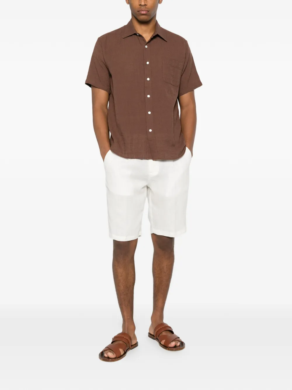 Briglia 1949 Shorts met trekkoord Wit