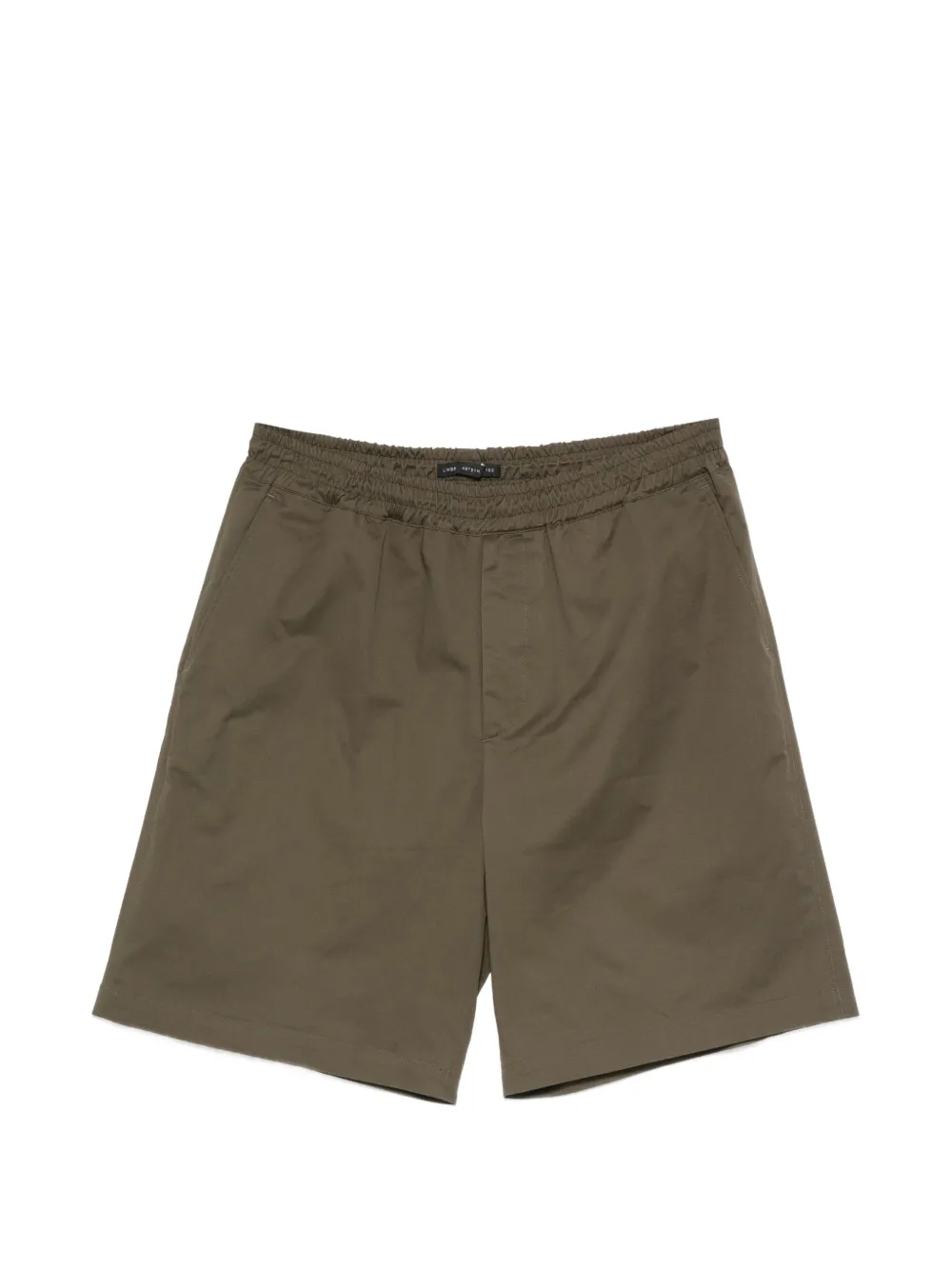 Low Brand George Coulisse stud-embellished drawstring shorts - Verde