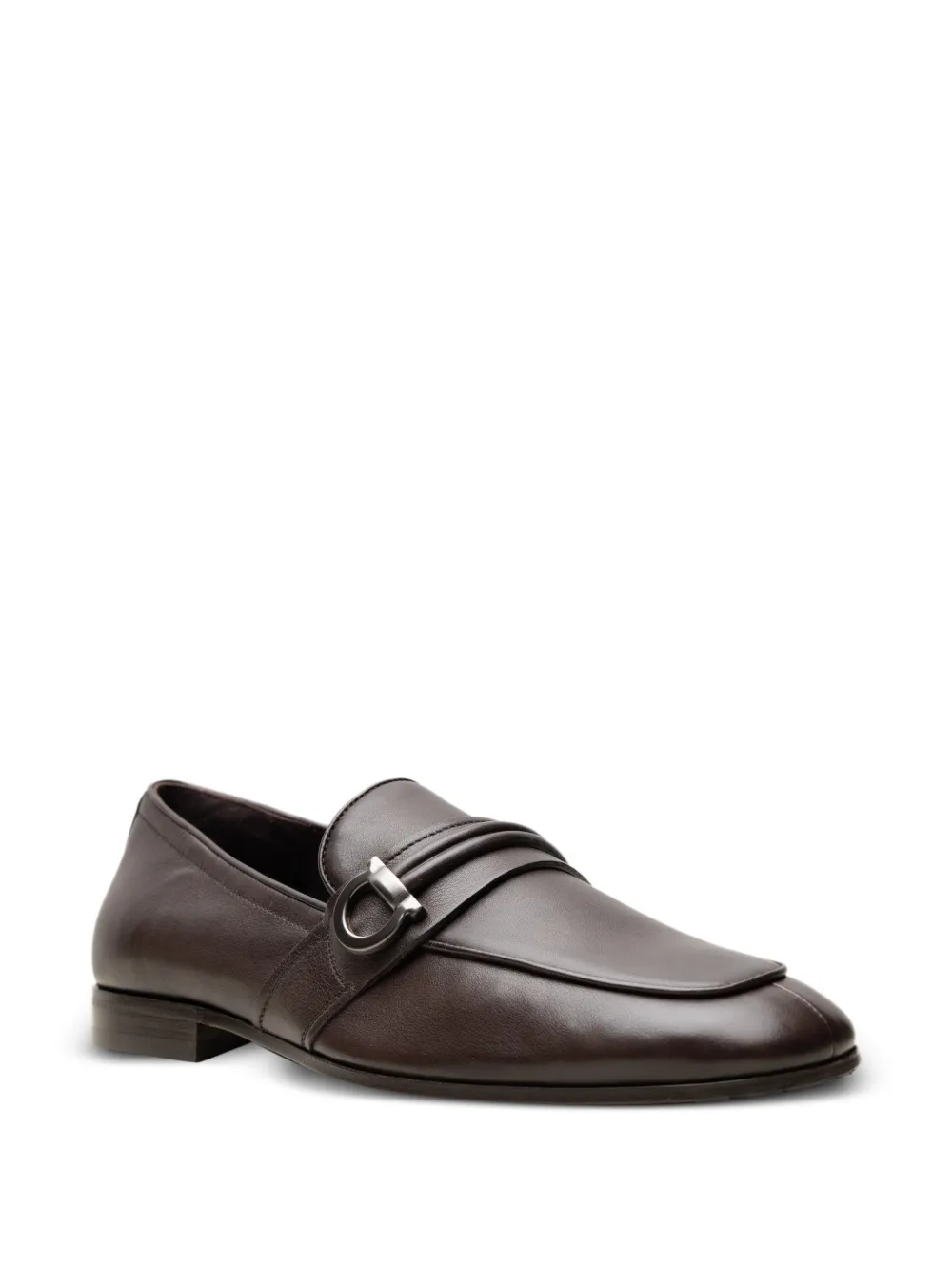 Ferragamo Gancini leather loafers Bruin