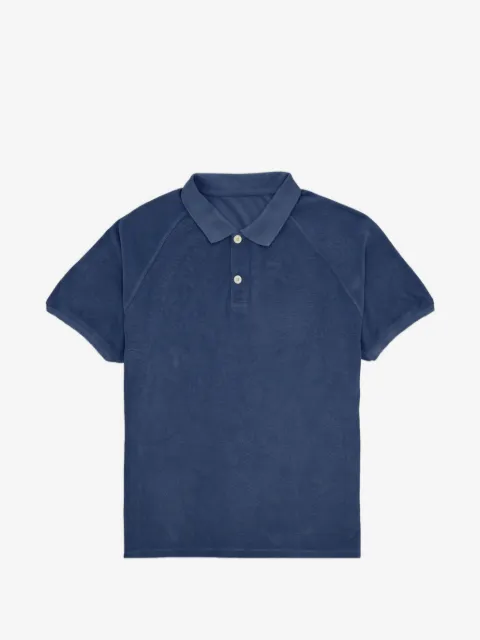Fortela Brody Terry raglan polo shirt