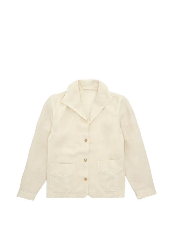 Fortela Scotland Button-up Jacket in Neutrals
